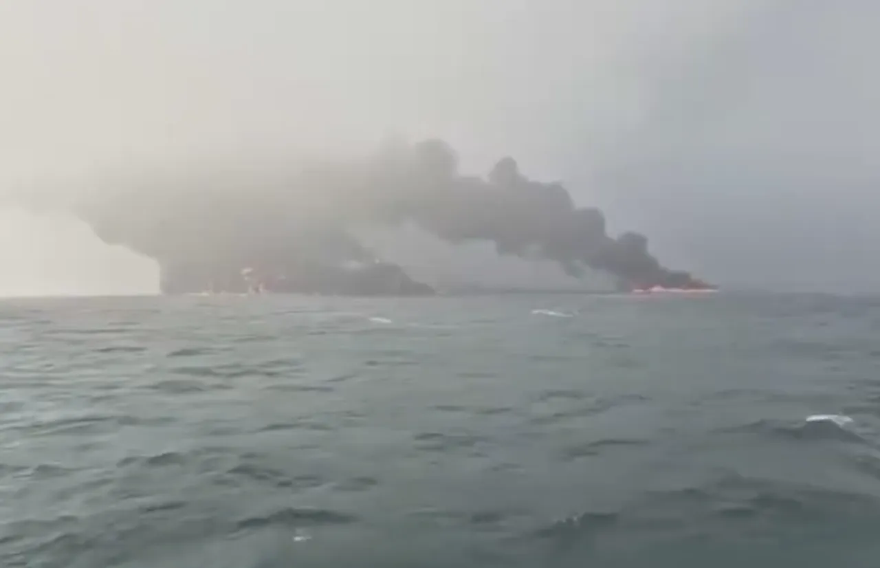Casualties, huge blaze after tanker, cargo ship collide off UK coast